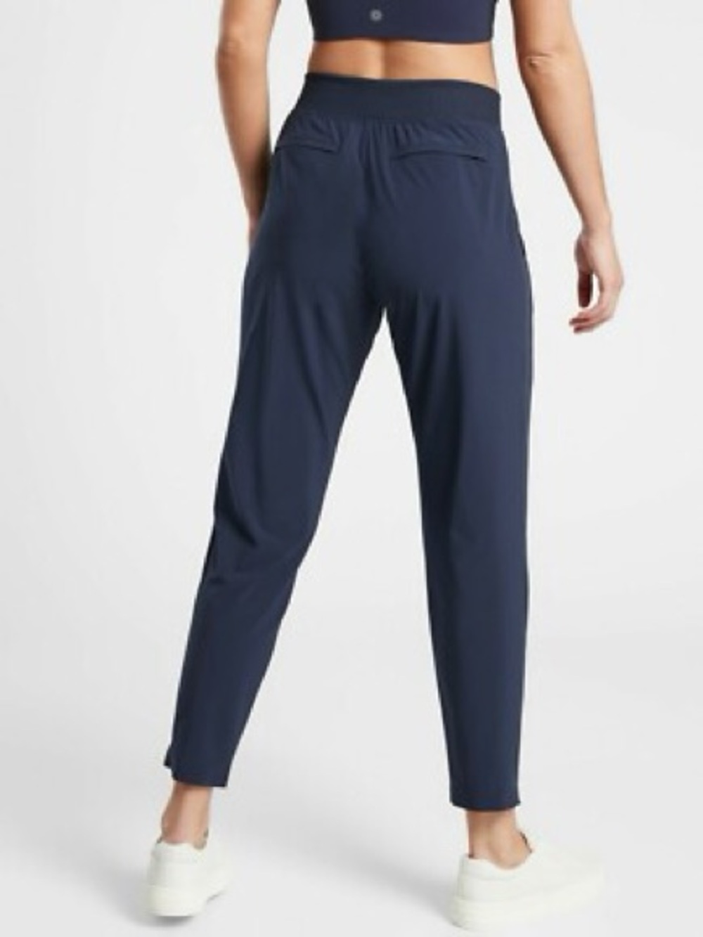 Activewear Tapered Joggers - Navy Blue